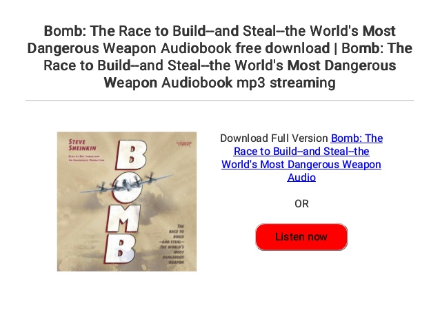 Bomb By Steve Sheinkin Pdf download free software